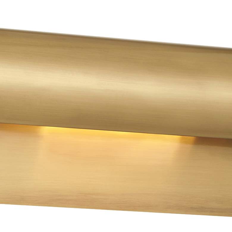 Image 2 Hudson Valley Accord 5 1/2"H Aged Brass Wall Sconce more views