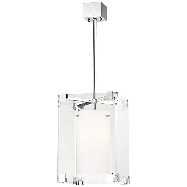 Image 1 Hudson Valley Achilles 13"W Polished Nickel Pendant Light