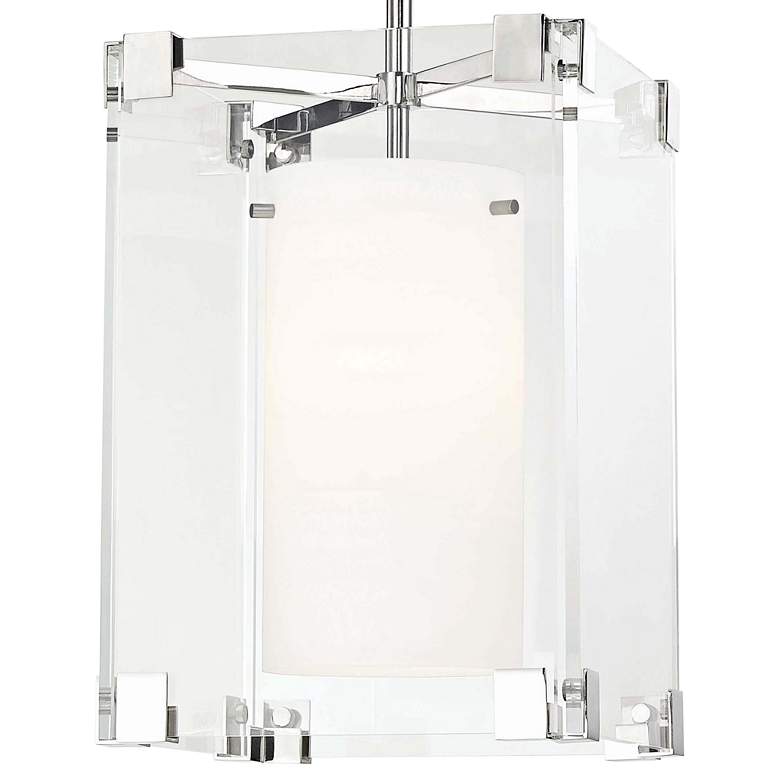 Image 2 Hudson Valley Achilles 13"W Polished Nickel Pendant Light more views