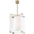 Hudson Valley Achilles 18" Wide Aged Brass Pendant Light