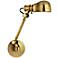 Hudson Valley Aged Brass Laconia Swing Arm Wall Lamp