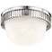 Hudson Valley Ainsley 5"W Polished Nickel LED Ceiling Light