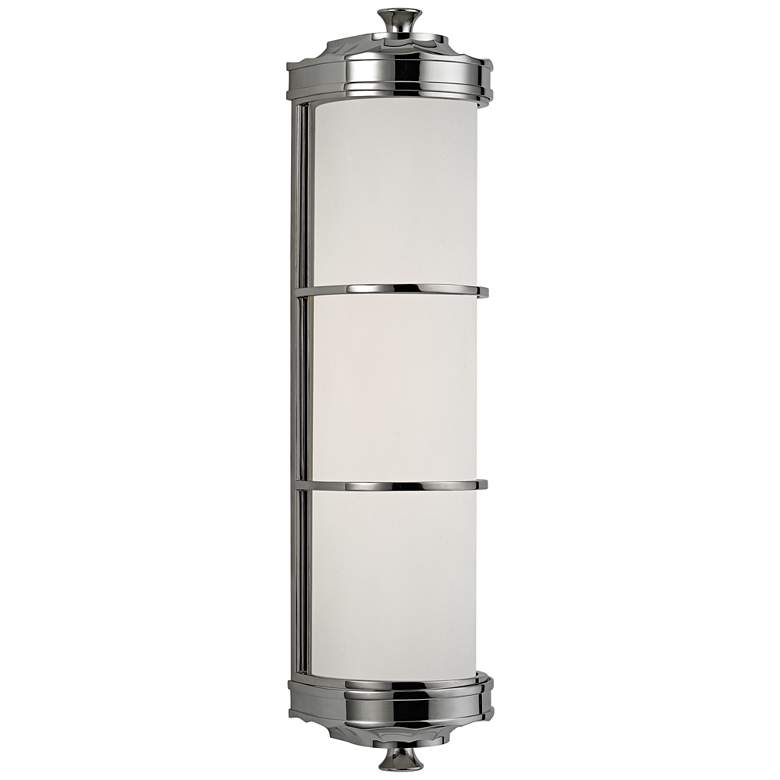 Image 1 Hudson Valley Albany 19 1/2"H Polished Nickel Wall Sconce