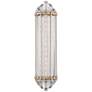 Hudson Valley Albion 6 1/2" Wide 14-Light Aged Brass LED Wall Sconce