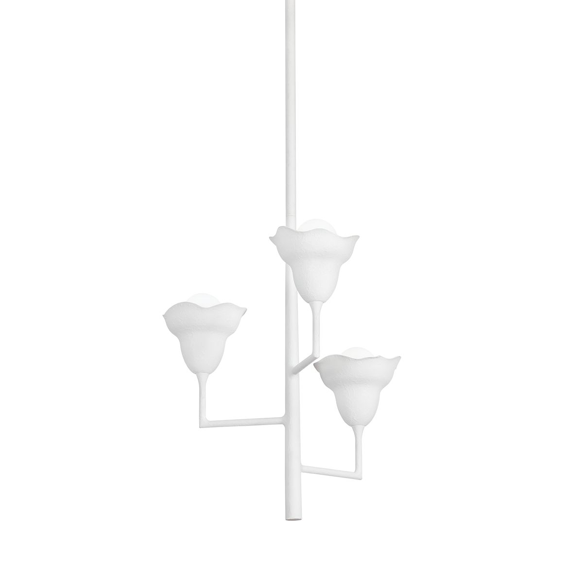 Image 2 Hudson Valley Alora Chandelier 20.25 Inch In White Plaster more views