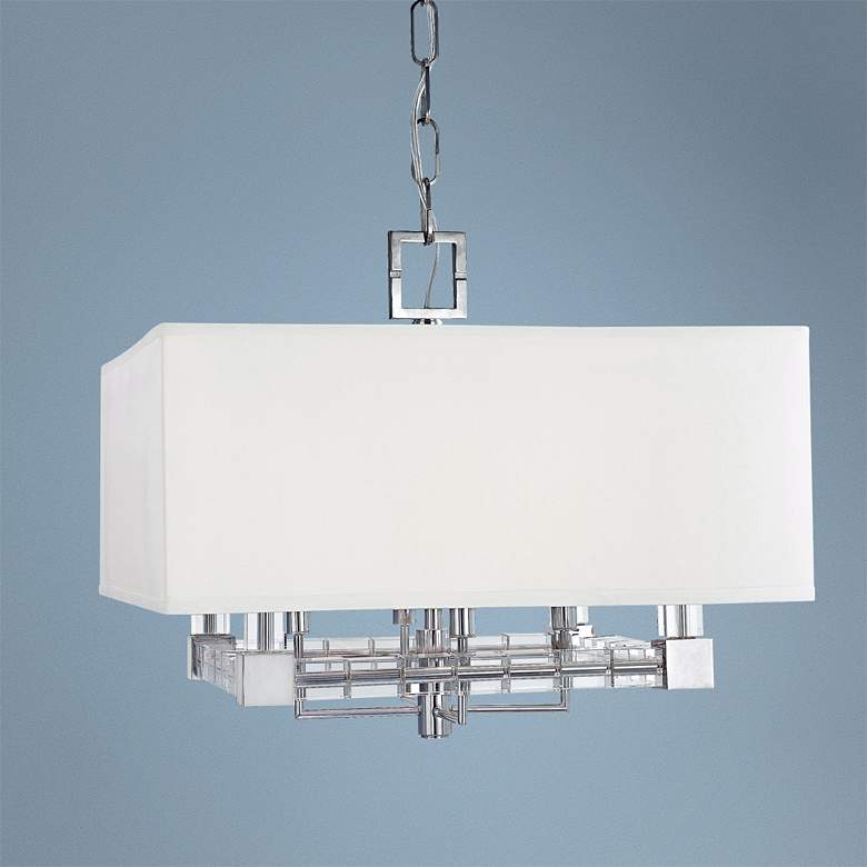 Image 1 Hudson Valley Alpine 20 inch Wide Polished Nickel Pendant Light