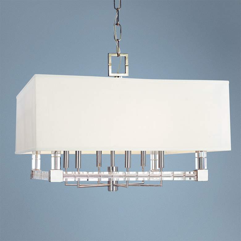 Image 1 Hudson Valley Alpine 26" Wide Polished Nickel Chandelier