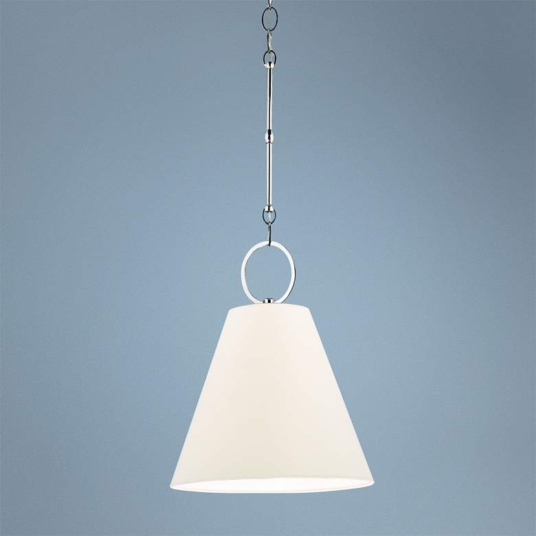 Image 1 Hudson Valley Altamont 18 inch Wide Polished Nickel Pendant