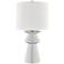 Hudson Valley Amagansett Gray Ceramic Table Lamp