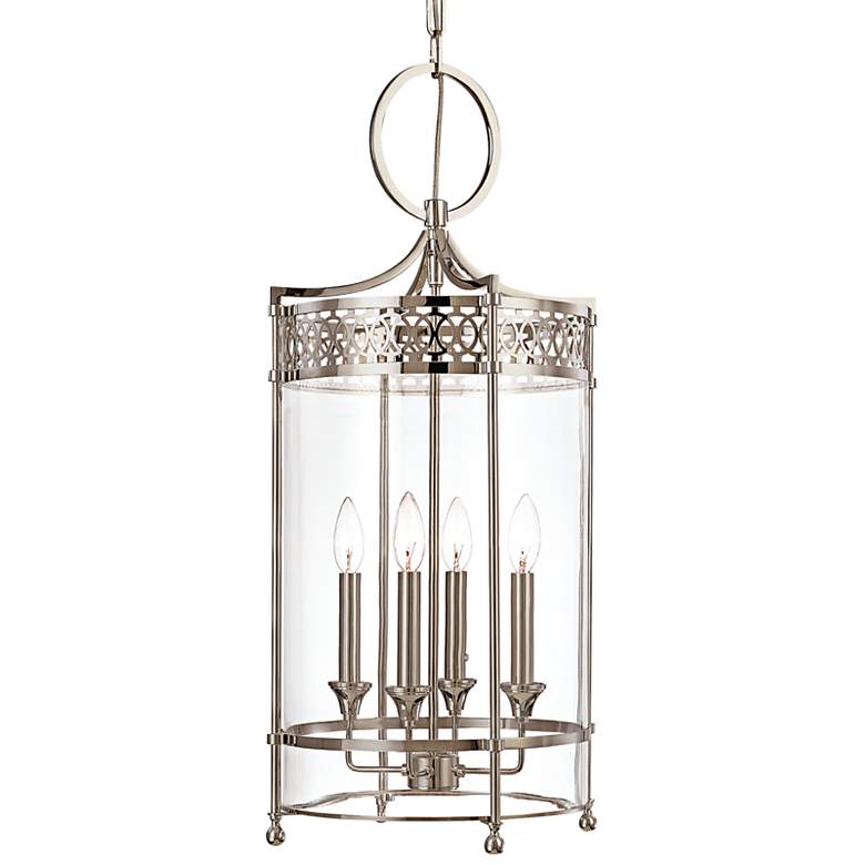 Image 1 Hudson Valley Amelia 13 1/4" Wide Polished Nickel Pendant