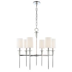 Hudson Valley Amherst 25" Wide Polished Nickel Chandelier