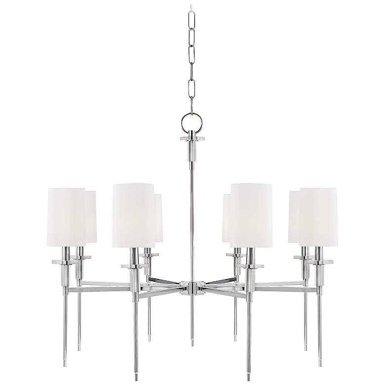 Image 2 Hudson Valley Amherst 32" Wide Polished Nickel Chandelier