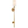 Hudson Valley Amherst 36 1/2" High Aged Brass Wall Sconce