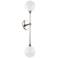 Hudson Valley Andrews 24" High Polished Nickel Wall Sconce