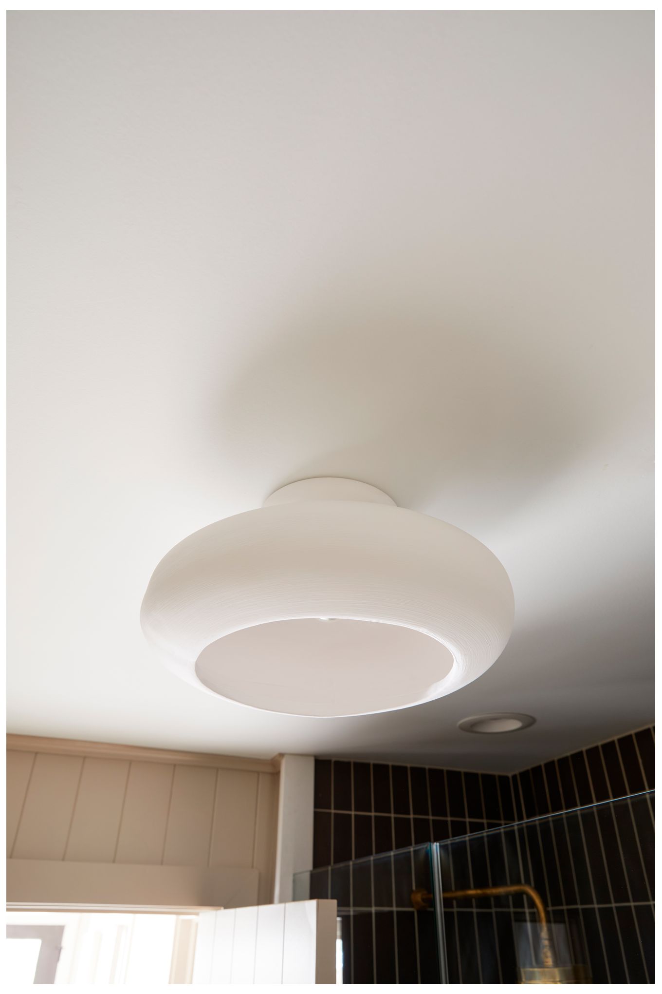 Hudson Valley Annie 16" Wide White Ceramic Modern Ceiling Light