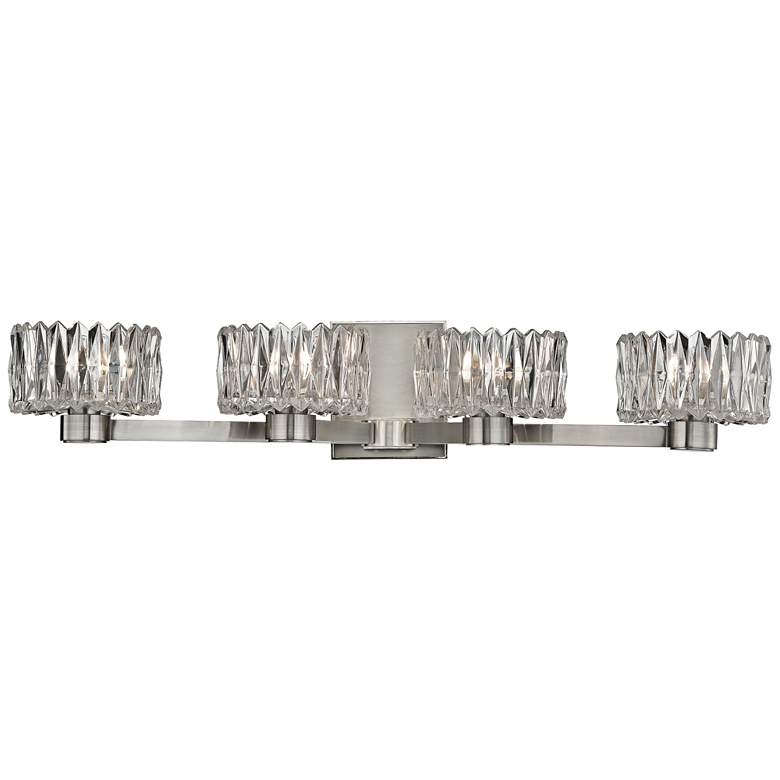 Image 1 Hudson Valley Anson 26 3/4" Wide Satin Nickel Bath Light