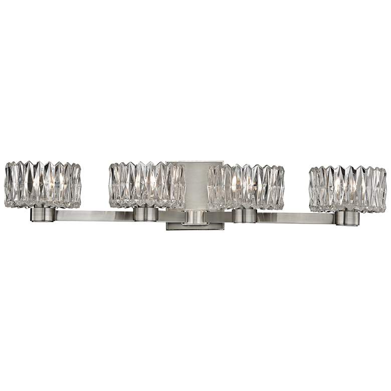 Image 1 Hudson Valley Anson 26 3/4 inch Wide Satin Nickel Bath Light