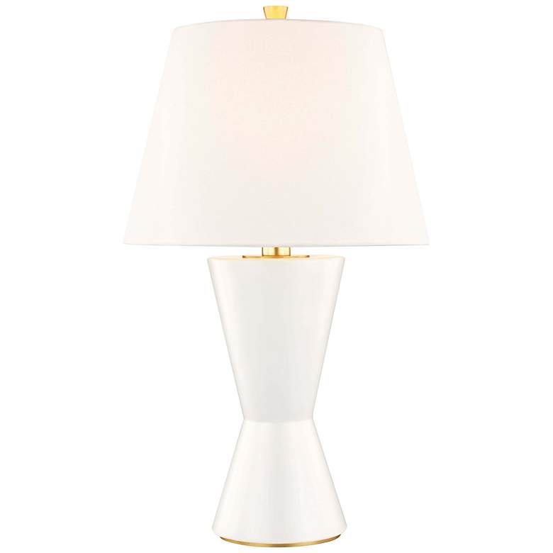 Image 1 Hudson Valley Ashland Matte White Table Lamp