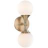 Hudson Valley Astoria 13 1/2"H Aged Brass LED Wall Sconce