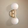 Hudson Valley Astoria 13 1/2"H Aged Brass LED Wall Sconce