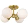 Hudson Valley Astoria 14" High Aged Brass LED Wall Sconce