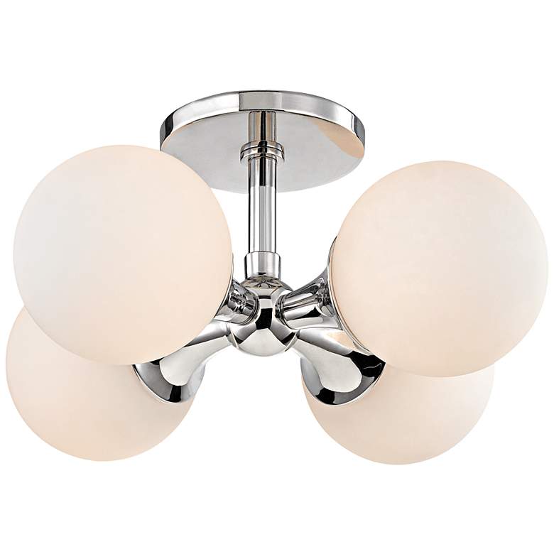 Image 1 Hudson Valley Astoria 14 inchH Polished Chrome LED Wall Sconce