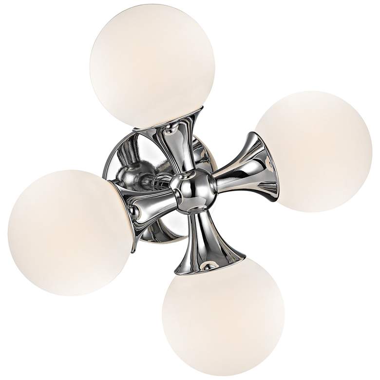 Hudson Valley Astoria 14&quot;H Polished Chrome LED Wall Sconce more views