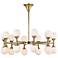 Hudson Valley Astoria 36" Wide Aged Brass LED Chandelier