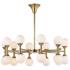 Hudson Valley Astoria 36" Wide Aged Brass LED Chandelier