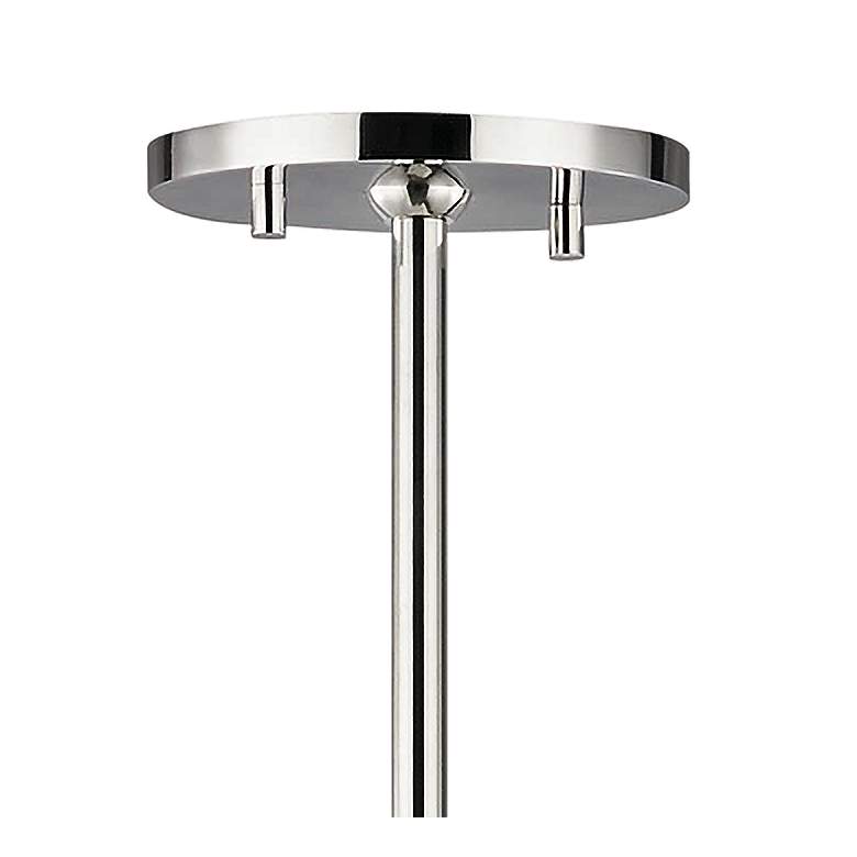 Image 3 Hudson Valley Astrid 24" Nickel and Black 4-Light Modern Chandelier more views