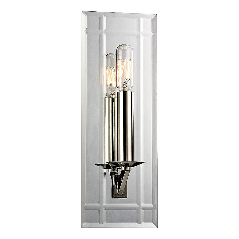 Image 1 Hudson Valley Austin 13 1/4" High Polished Nickel Sconce