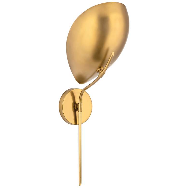 Image 1 Hudson Valley Avondale 7.75" Wide Aged Brass 1 Light Wall Sconce