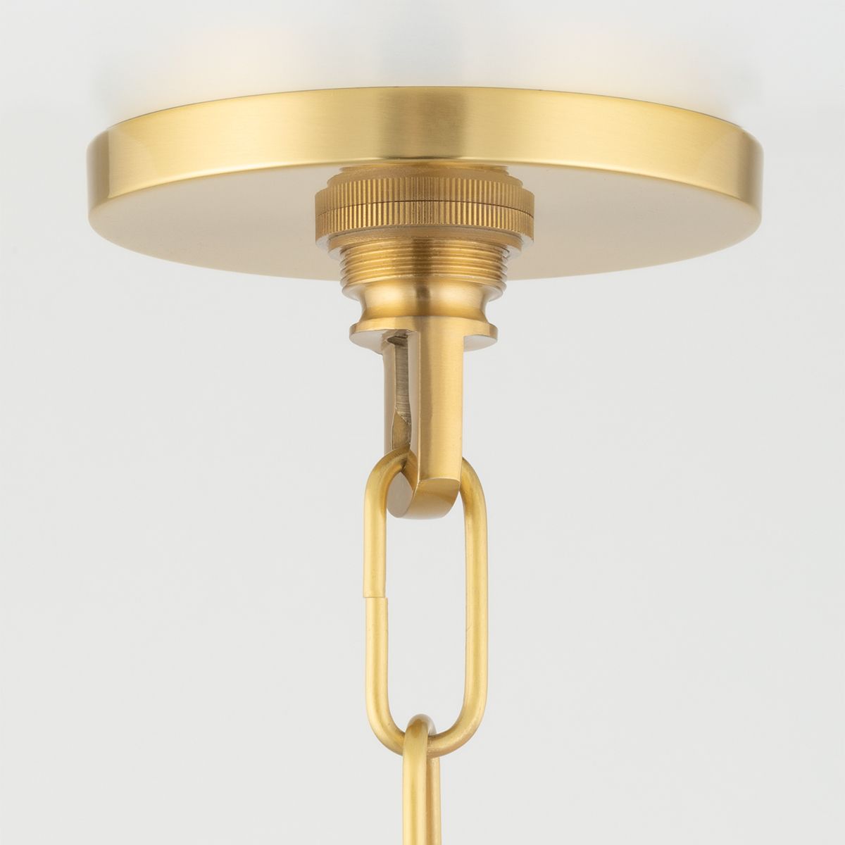 Image 5 Hudson Valley Bailey 24" Wide Aged Brass 6-Light Chandelier more views