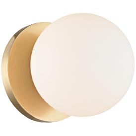 Hudson Valley Baird 4 3/4" High Aged Brass Wall Sconce Hudson Valley Baird 4 3/4" High Aged Brass Wall Sconce