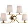 Hudson Valley Baker 12 1/2" High Aged Brass Wall Sconce