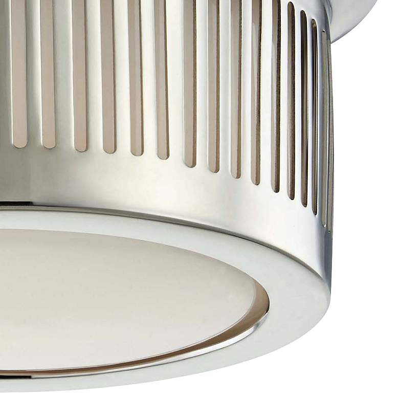 Image 3 Hudson Valley Bangor 6 inchW Polished Nickel LED Ceiling Light more views