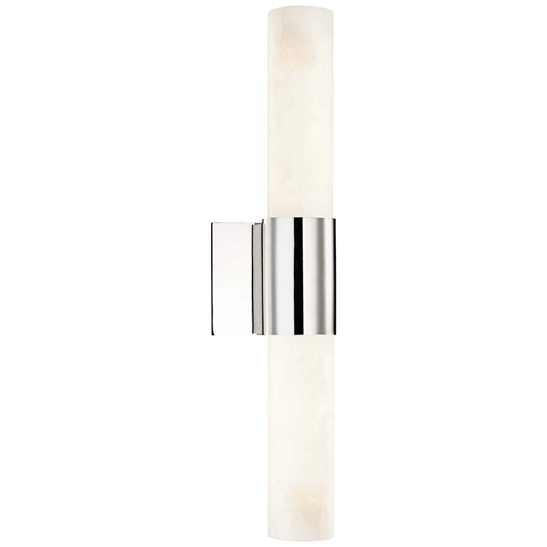 Image 1 Hudson Valley Barkley 23 3/4 inch High Nickel 2-Light LED Sconce