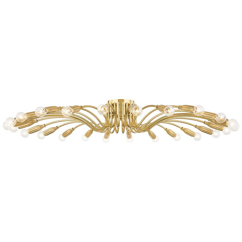 Image 1 Hudson Valley Barney 49.25 In. 24 Light Semi Flush