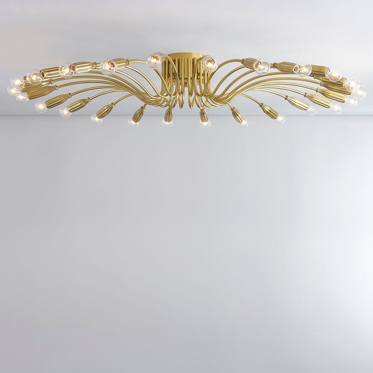 Image 4 Hudson Valley Barney 49.25 In.  24 Light Semi Flush more views