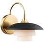 Hudson Valley Barron 8 1/4"H Aged Brass Wall Sconce