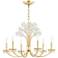 Hudson Valley Beaumont 26" Wide Aged Brass 6 Light Chandelier