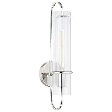Hudson Valley Beck 20 1/4" High 1-Light Polished Nickel Wall Sconce