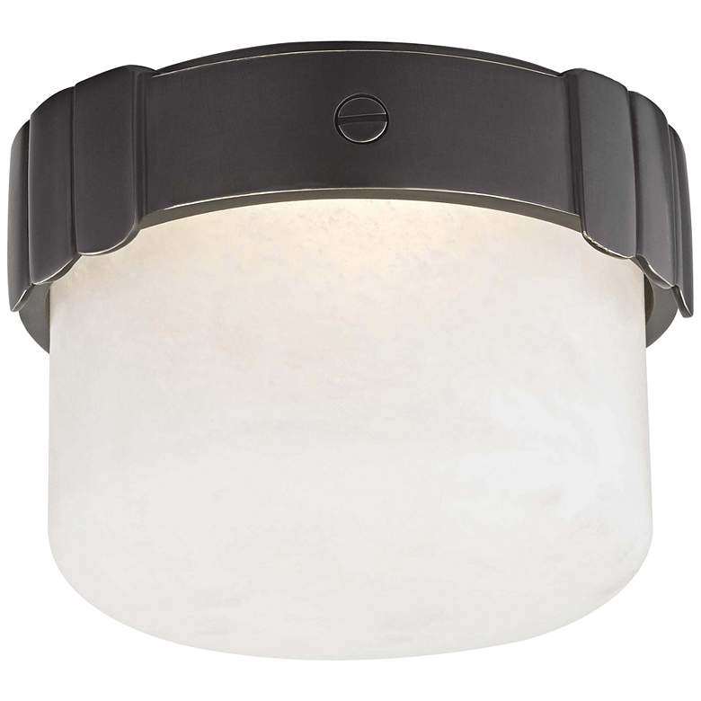 Image 1 Hudson Valley Beckett 6 inch Wide Old Bronze LED Ceiling Light