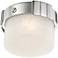 Hudson Valley Beckett 6"W Polished Nickel LED Ceiling Light