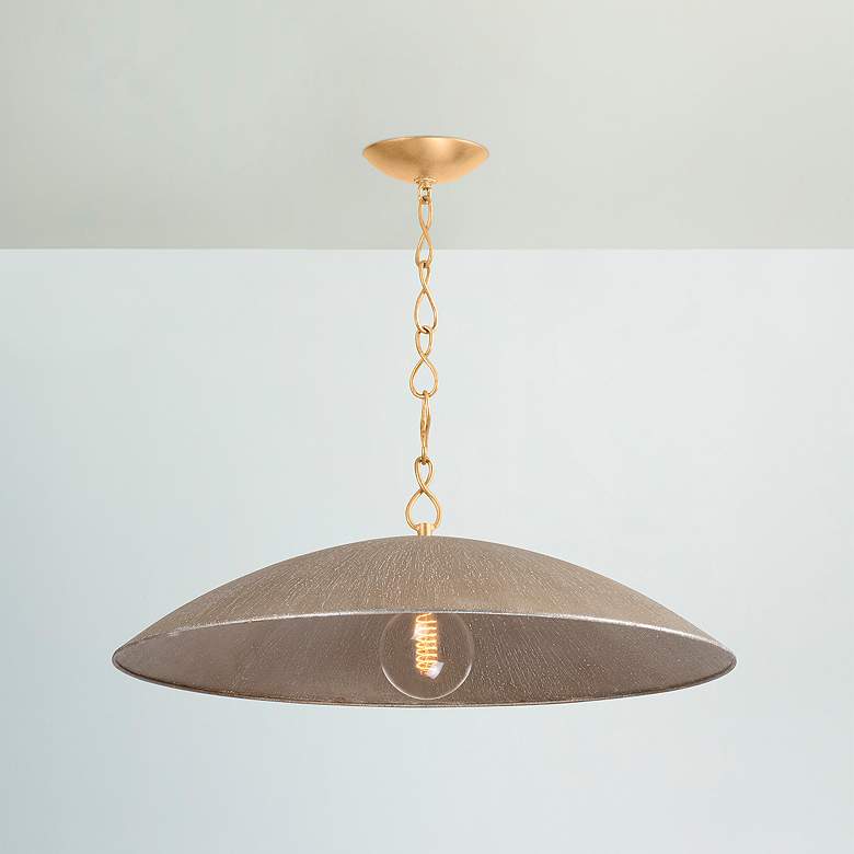 Image 1 Hudson Valley Becki Owens Eve 32" Gold and Silver Modern Pendant