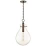2_Hudson Valley Becki Owens Ivy 12 1/2" Bronze Clear Glass LED Pendant