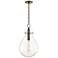 Hudson Valley Becki Owens Ivy 12 1/2" Bronze Clear Glass LED Pendant