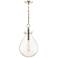 Hudson Valley Becki Owens Ivy 12 1/2" Glass and Nickel LED Pendant