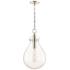 Hudson Valley Becki Owens Ivy 12 1/2" Glass and Nickel LED Pendant