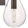 2_Hudson Valley Becki Owens Ivy 18" Clear Glass Old Bronze Sconce more views